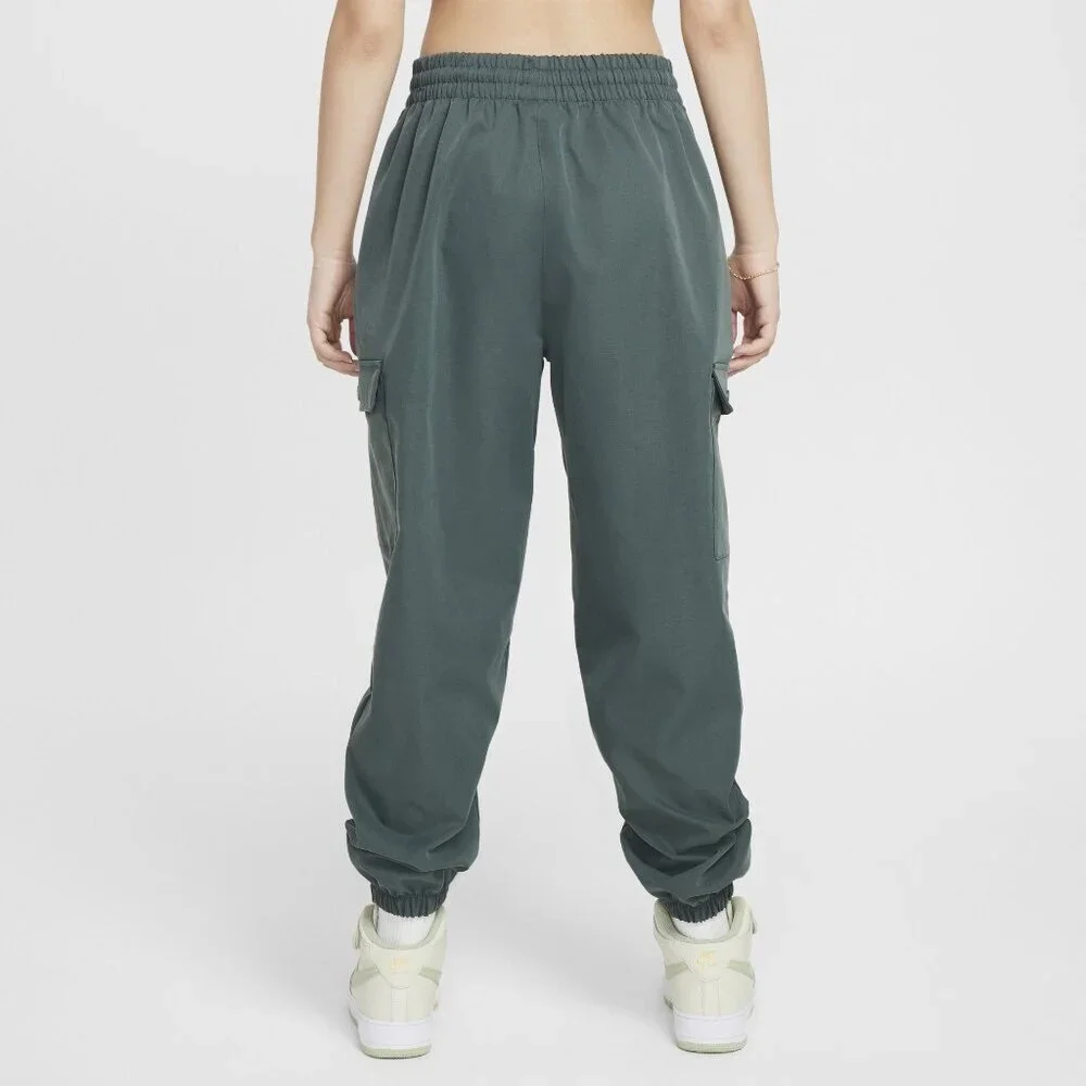 Kids Nike Sportswear Cargo Pants Large Vintage Green/White - Picture 3 of 5
